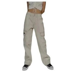 BDG Urban Outfitters Women's Bone Cotton Cargo Jeans